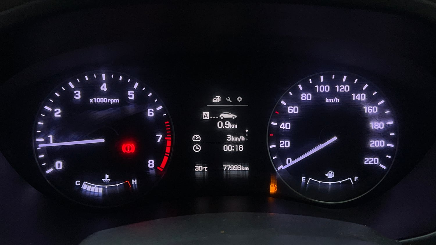 Used 2015 Hyundai Elite i20 Asta 1.2 Petrol Manual interior CLUSTERMETER VIEW