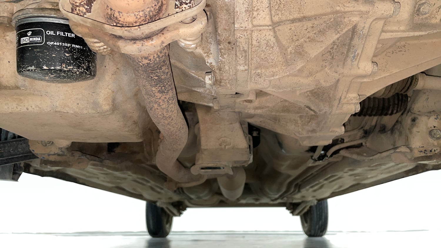 Used 2016 Maruti Suzuki Alto K10 VXi AMT Petrol Automatic extra FRONT LEFT UNDERBODY VIEW