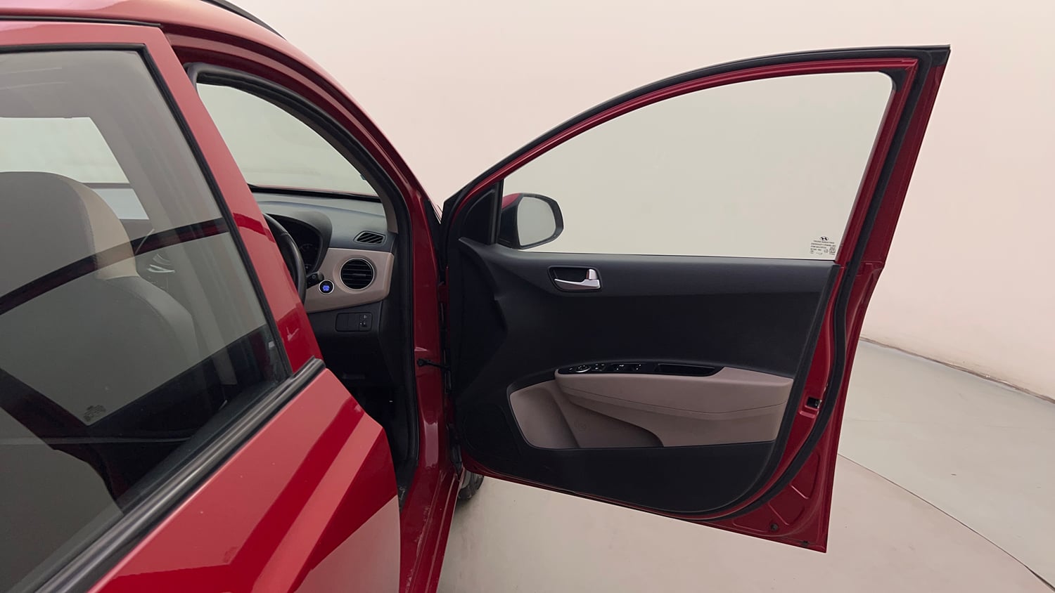 Used 2019 Hyundai Grand i10 Asta 1.2 Kappa VTVT Petrol Manual interior RIGHT FRONT DOOR OPEN VIEW