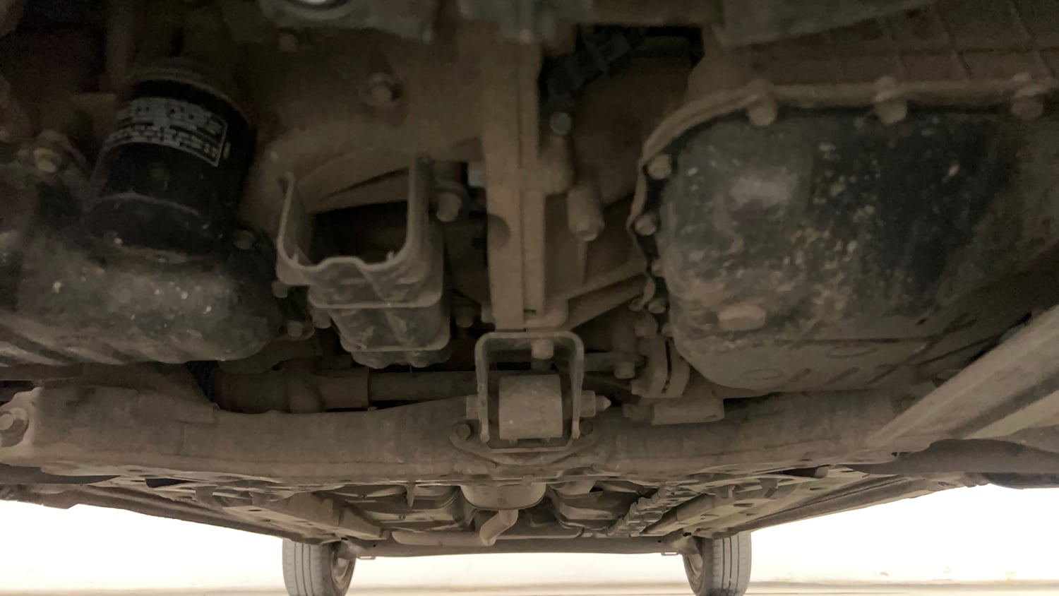 Used 2016 Hyundai Grand i10 Asta AT 1.2 Kappa VTVT Petrol Automatic extra FRONT LEFT UNDERBODY VIEW