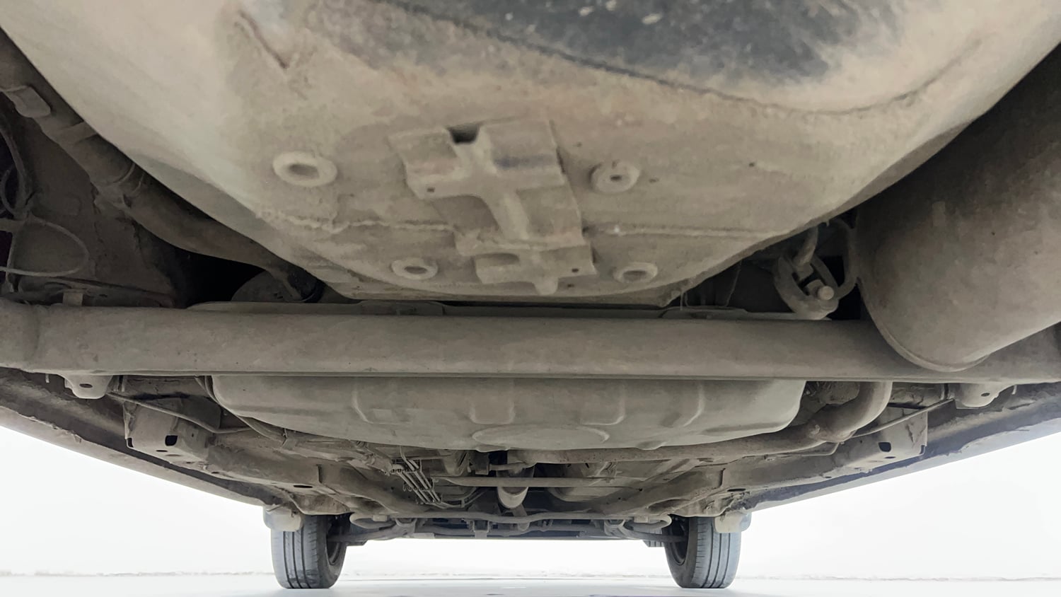 Used 2021 Tata Tiago XT Petrol Manual extra REAR UNDERBODY VIEW (TAKEN FROM REAR)