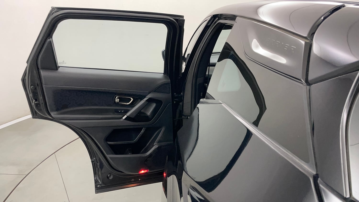 Used 2024 Tata Harrier XZA Plus (O) Dark Edition Diesel Automatic interior LEFT REAR DOOR OPEN VIEW