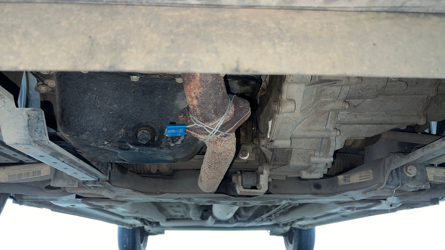 Used 2023 Tata Punch Adventure Rhythm iCNG Cng Manual extra FRONT LEFT UNDERBODY VIEW
