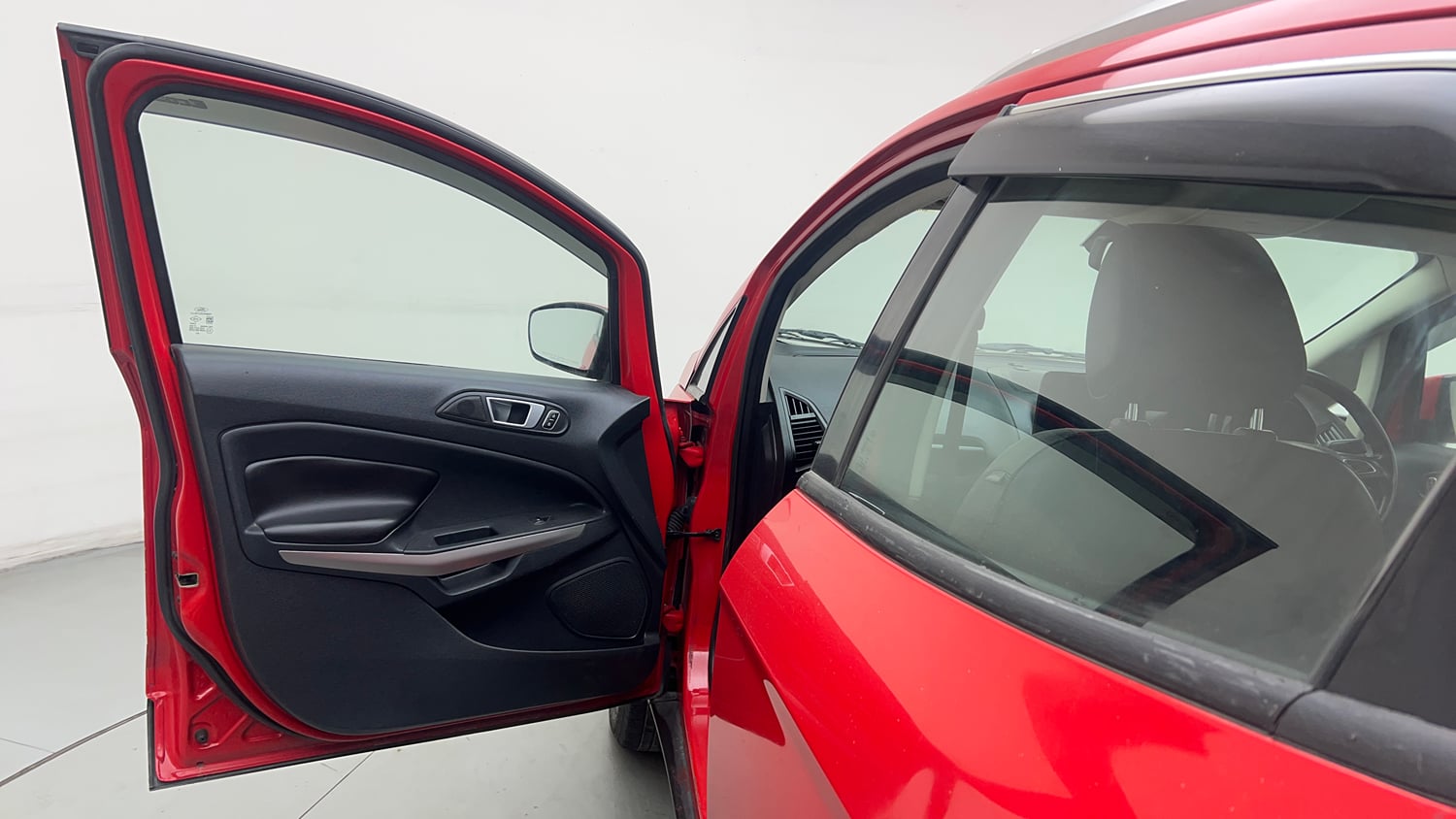 Used 2018 Ford EcoSport Titanium + 1.5L TDCi Diesel Manual interior LEFT FRONT DOOR OPEN VIEW