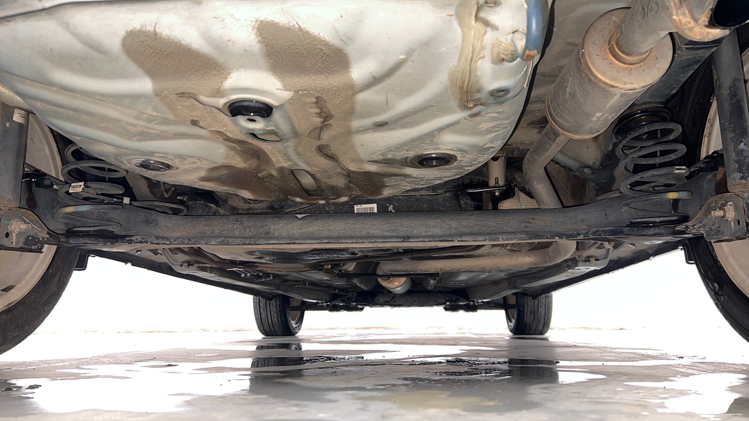 Used 2018 Maruti Suzuki Baleno Zeta 1.3 Diesel Manual extra REAR UNDERBODY VIEW (TAKEN FROM REAR)