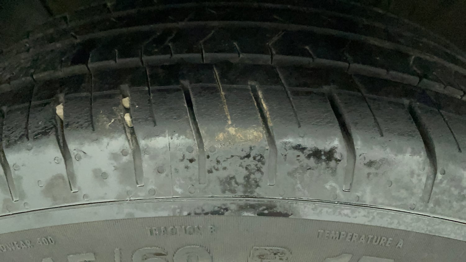 Used 2023 Hyundai Creta SX 1.5 Petrol IVT Petrol Automatic tyres LEFT FRONT TYRE TREAD VIEW