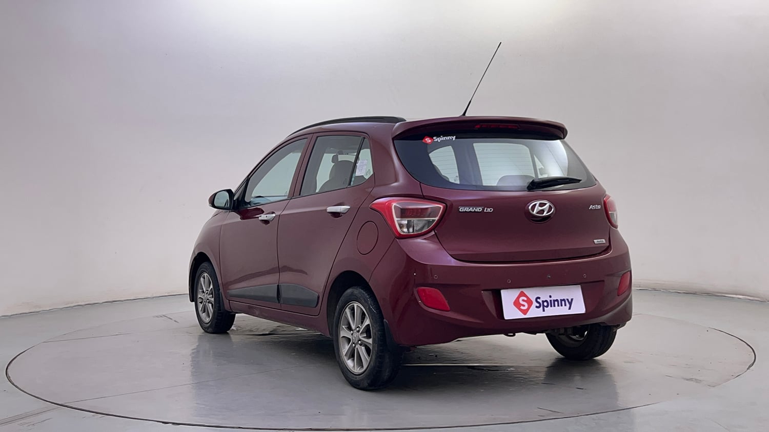 Used 2016 Hyundai Grand i10 Asta AT 1.2 Kappa VTVT (O) Petrol Automatic exterior LEFT REAR CORNER VIEW