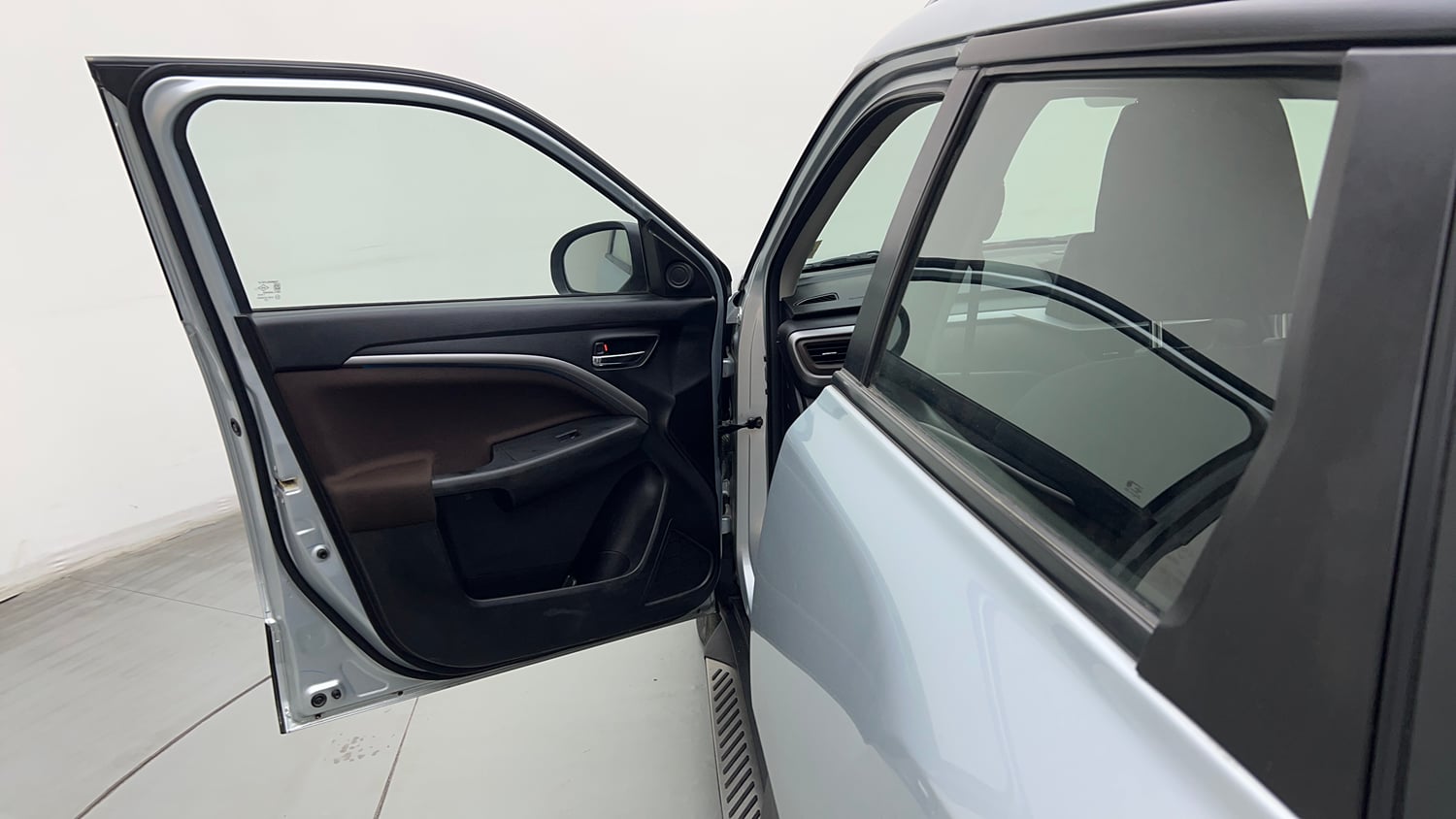 Used 2023 Maruti Suzuki Brezza ZXi Plus AT Petrol Automatic interior LEFT FRONT DOOR OPEN VIEW