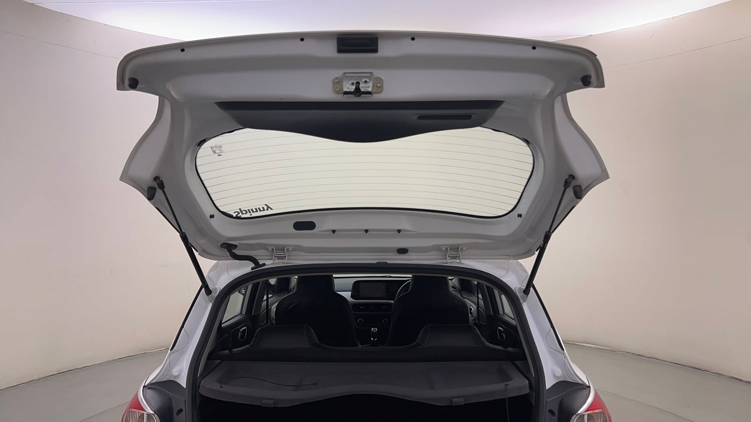 Used 2022 Hyundai Grand i10 Nios Sportz 1.2 Kappa VTVT Petrol Manual interior DICKY DOOR OPEN VIEW