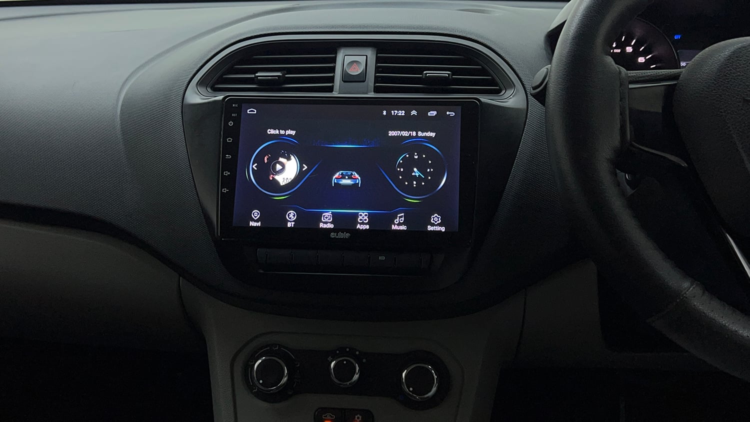 Used 2019 Tata Tiago Revotron XE Petrol Manual interior MUSIC SYSTEM & AC CONTROL VIEW