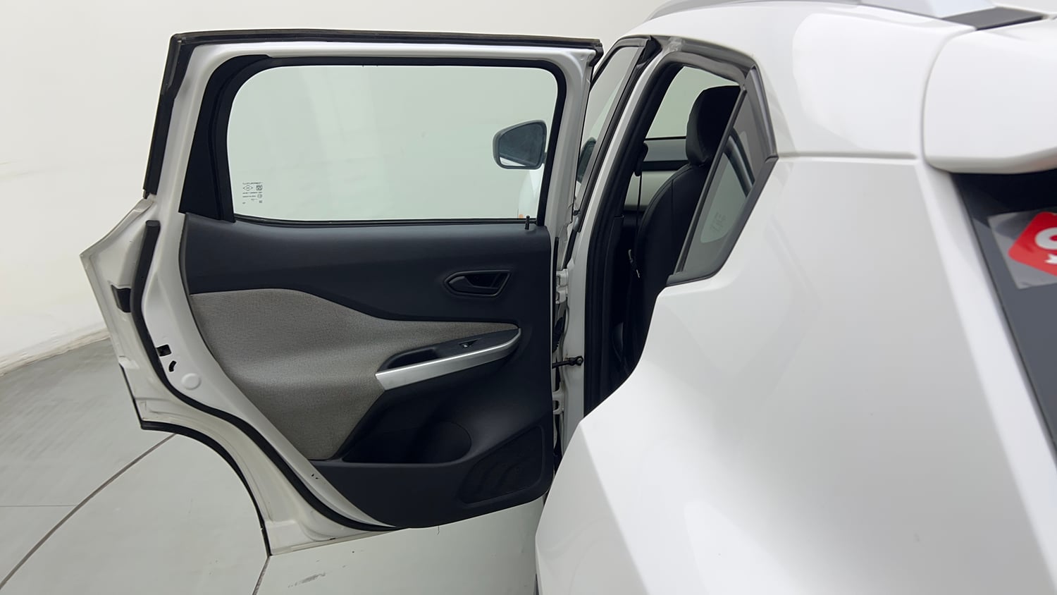 Used 2023 Nissan Magnite XE Petrol Manual interior LEFT REAR DOOR OPEN VIEW