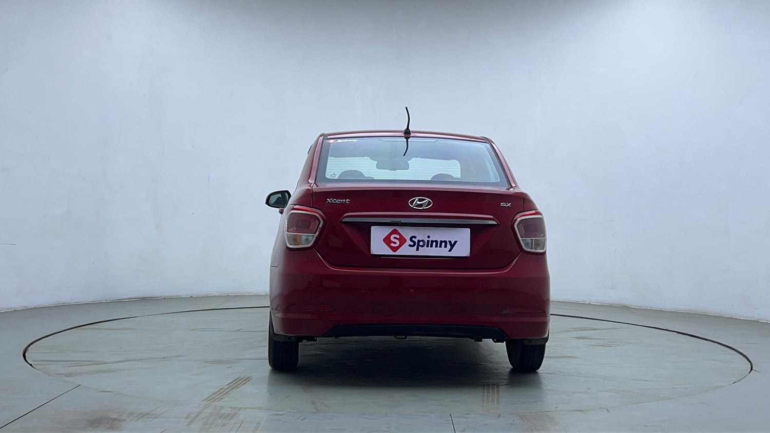 Used 2015 Hyundai Xcent SX 1.2 Petrol Manual exterior BACK VIEW