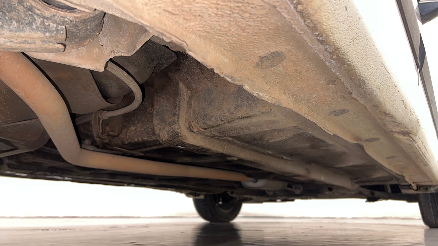 Used 2017 Hyundai Grand i10 Sportz 1.2 Kappa VTVT Petrol Manual extra REAR RIGHT UNDERBODY VIEW
