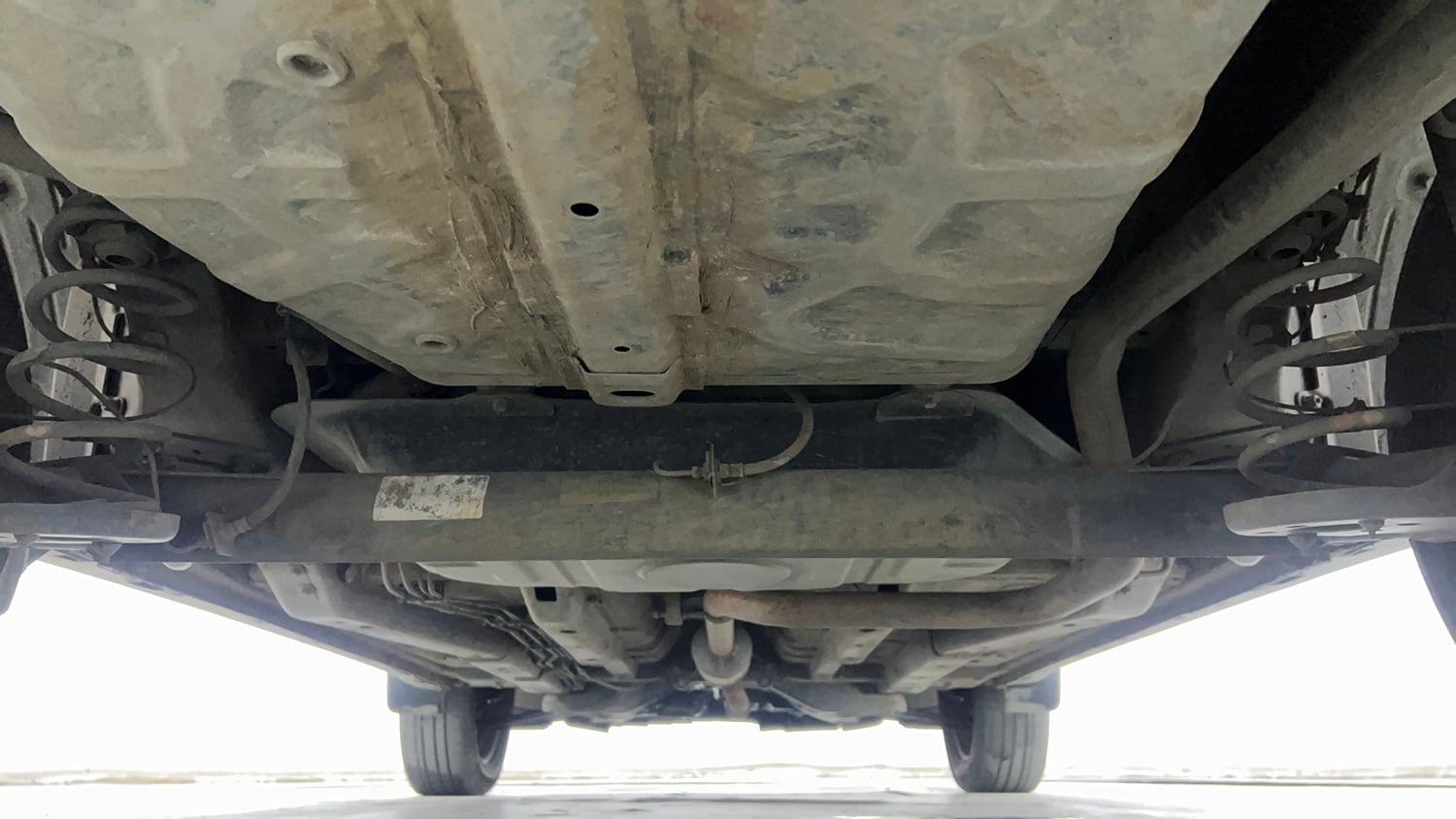 Used 2022 Tata Nexon XM (S) Diesel Diesel Manual extra REAR UNDERBODY VIEW (TAKEN FROM REAR)