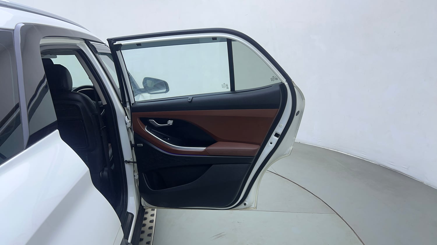 Used 2022 Hyundai Alcazar Signature (O) 6 STR 1.5 Diesel AT Diesel Automatic interior RIGHT REAR DOOR OPEN VIEW