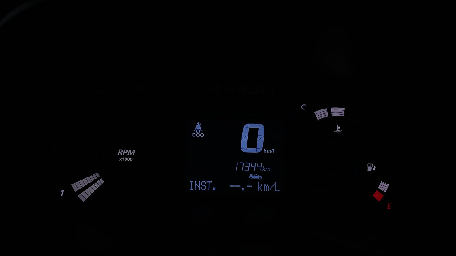 Used 2024 Renault Kwid RXL(O) 1.0 Petrol Manual interior CLUSTERMETER VIEW