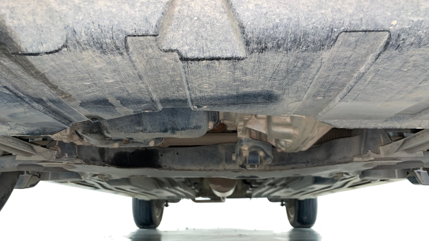 Used 2024 Maruti Suzuki Grand Vitara Zeta Plus Intelligent Hybrid eCVT Hybrid Automatic extra FRONT LEFT UNDERBODY VIEW