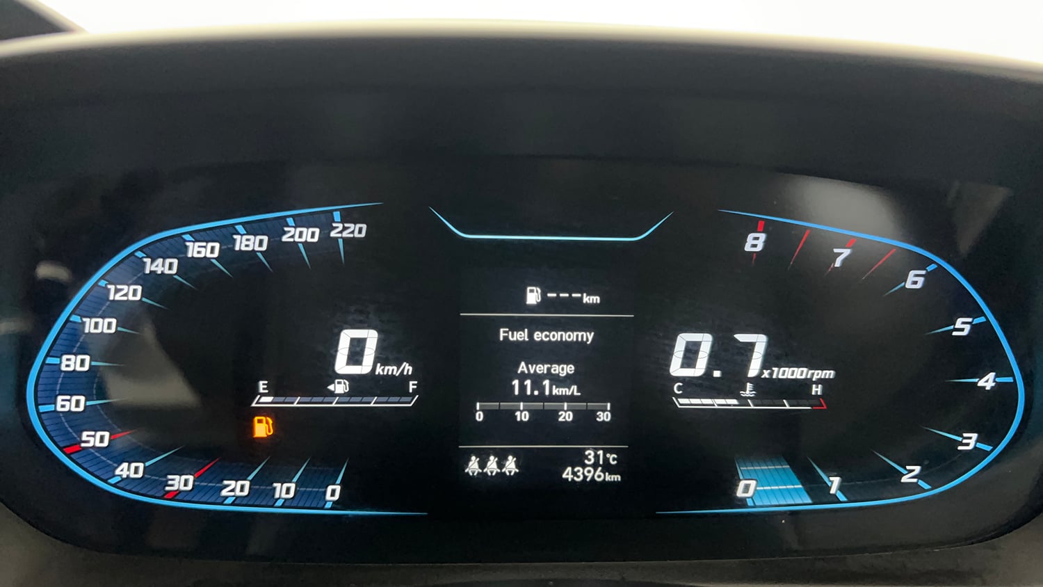 Used 2025 Hyundai New i20 Asta (O) 1.2 MT Petrol Manual interior CLUSTERMETER VIEW