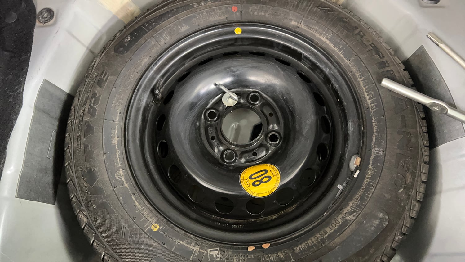 Used 2021 Tata Tiago XT Petrol Manual tyres SPARE TYRE VIEW