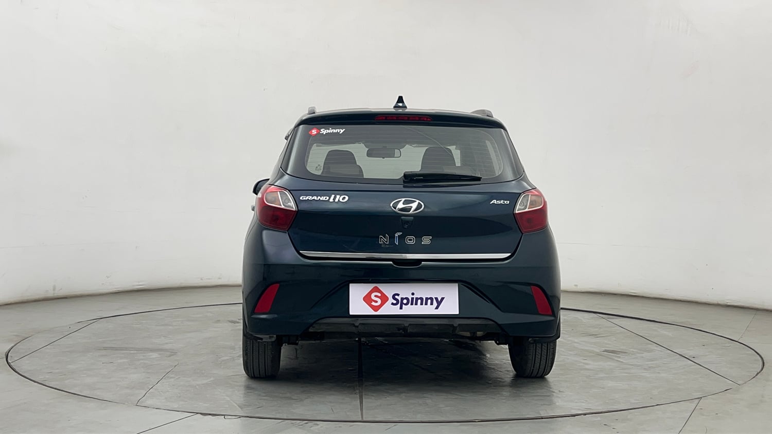 Used 2022 Hyundai Grand i10 Nios Asta AMT 1.2 Kappa VTVT Petrol Automatic exterior BACK VIEW