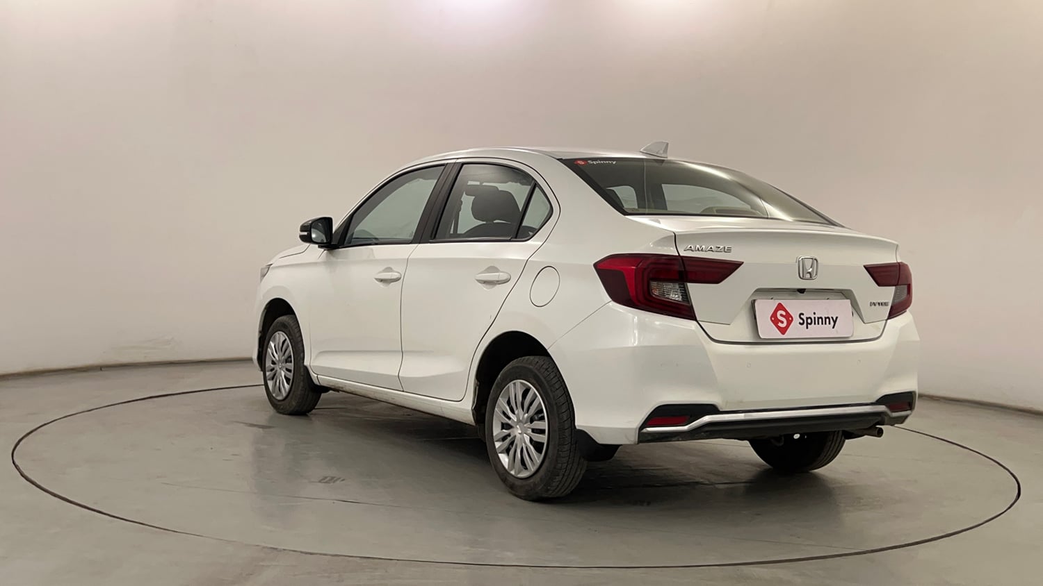 Used 2022 Honda Amaze S CVT 1.2 Petrol Petrol Automatic exterior LEFT REAR CORNER VIEW