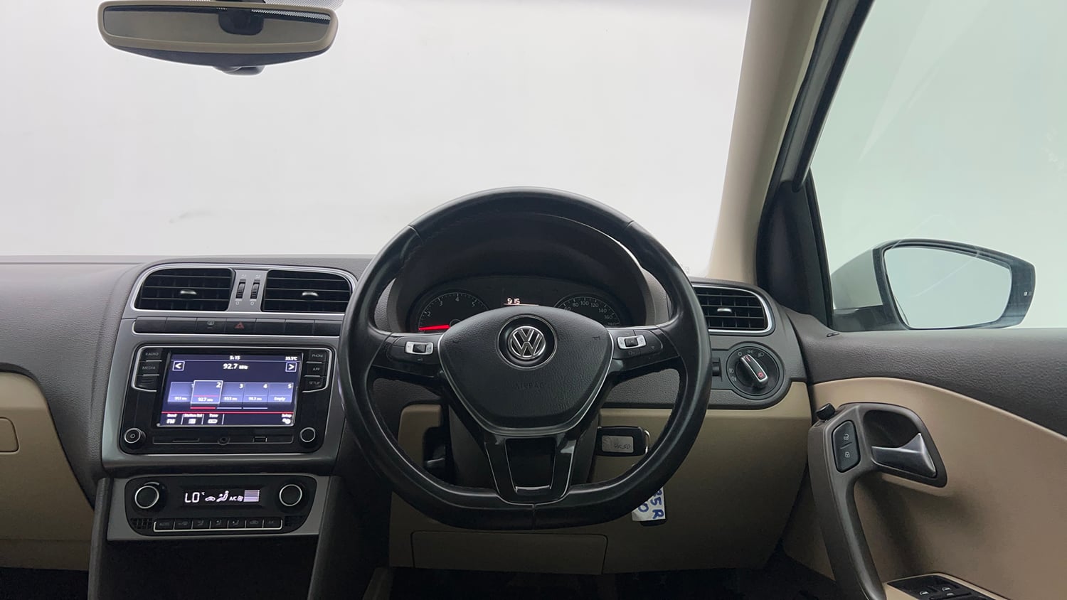 Used 2022 Volkswagen Vento Highline 1.0L TSI Petrol Manual interior STEERING VIEW