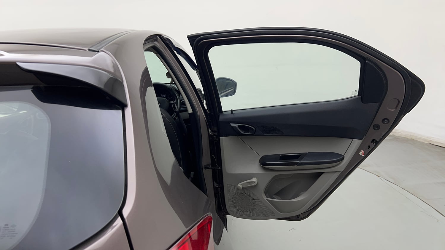 Used 2019 Tata Tiago Revotron XE Petrol Manual interior RIGHT REAR DOOR OPEN VIEW