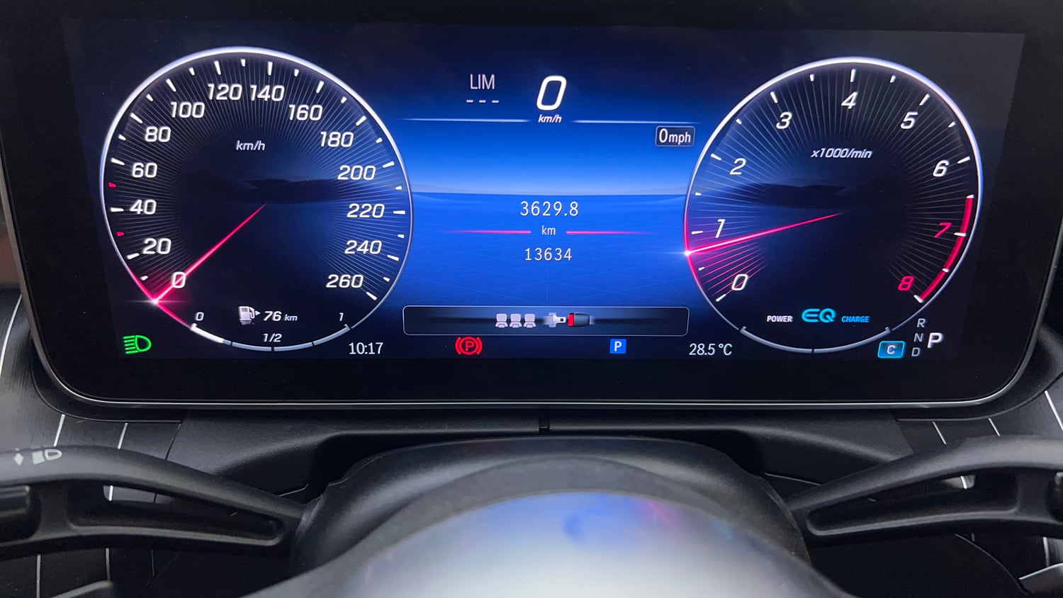 Used 2022 Mercedes-Benz C-Class C 200 Petrol Automatic interior CLUSTERMETER VIEW