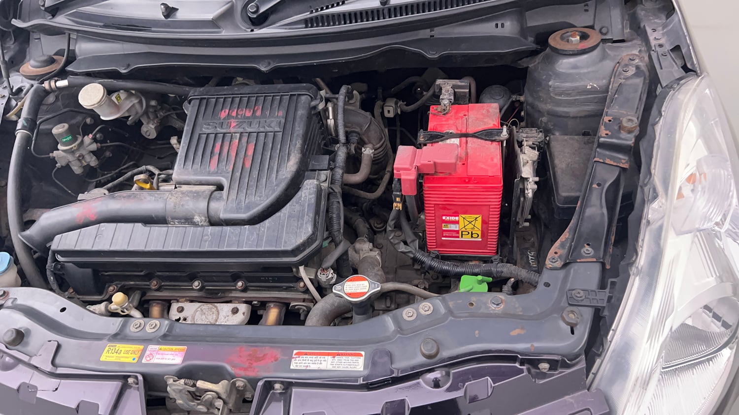 Used 2015 Maruti Suzuki Swift LXi Petrol Manual engine ENGINE LEFT SIDE VIEW