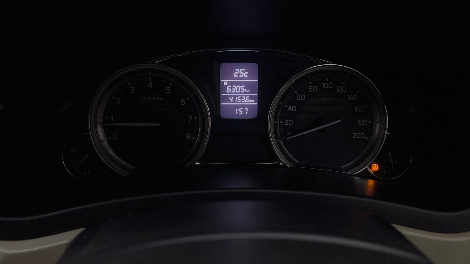 Used 2016 Maruti Suzuki Ciaz ZXI+ Petrol Manual interior CLUSTERMETER VIEW