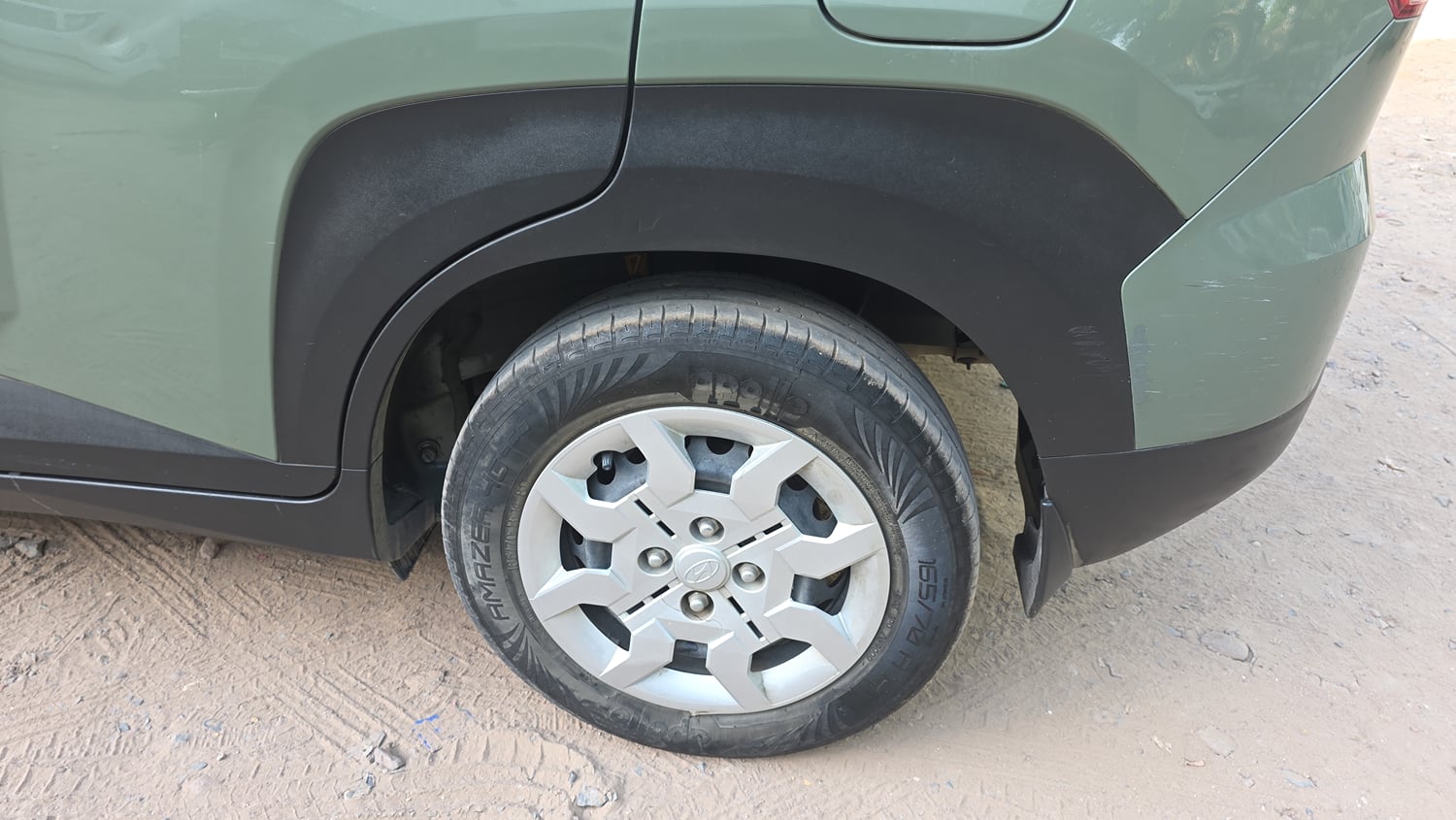 Used 2023 Hyundai Exter S 1.2 MT Petrol Manual tyres LEFT REAR TYRE TREAD VIEW