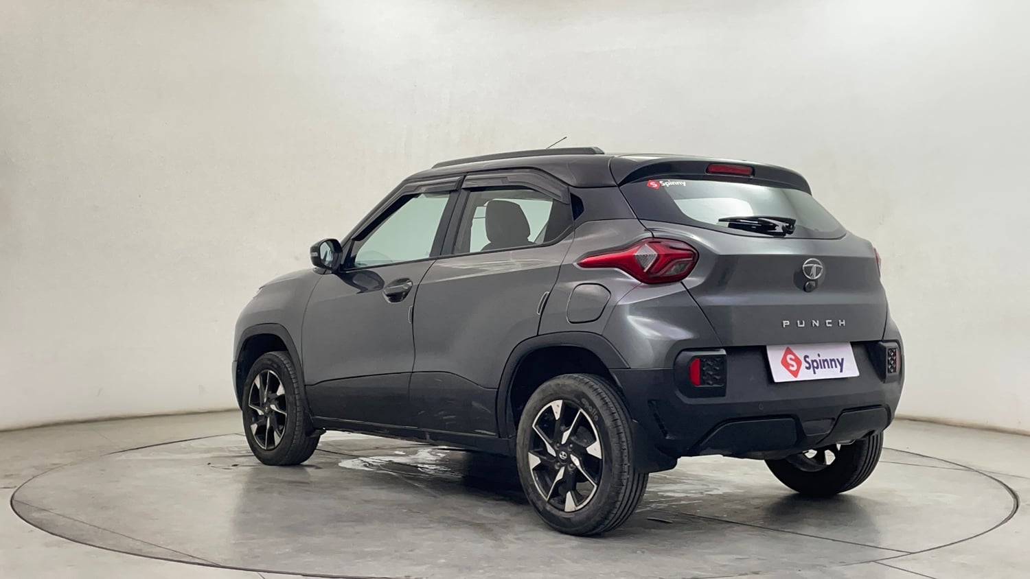 Used 2022 Tata Punch Creative Dual Tone Petrol Manual exterior LEFT REAR CORNER VIEW