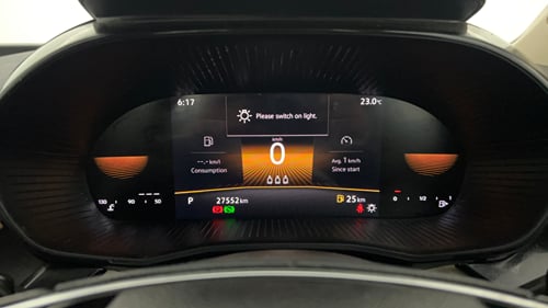 Used 2023 Skoda Slavia Style 1.0L TSI AT Petrol Automatic interior CLUSTERMETER VIEW