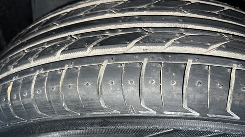 Used 2020 Maruti Suzuki Wagon R ZXi 1.2 AMT Petrol Automatic tyres LEFT FRONT TYRE TREAD VIEW