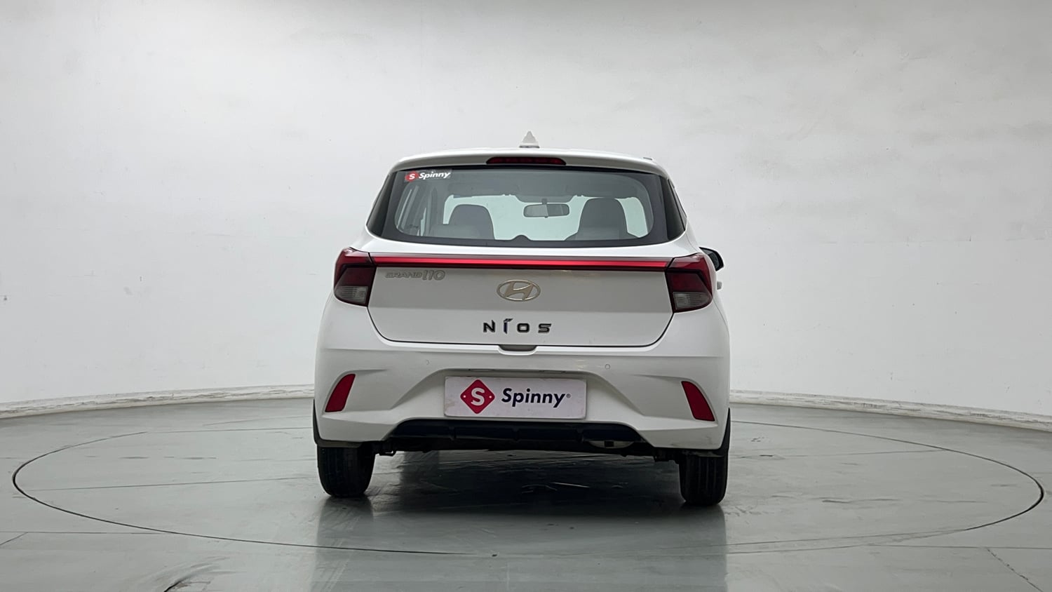Used 2024 Hyundai Grand i10 Nios Magna 1.2 Kappa AMT Petrol Automatic exterior BACK VIEW