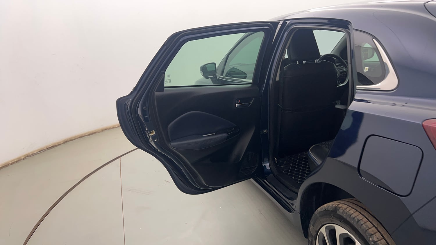 Used 2022 Maruti Suzuki Baleno Alpha AGS Petrol Automatic interior LEFT REAR DOOR OPEN VIEW