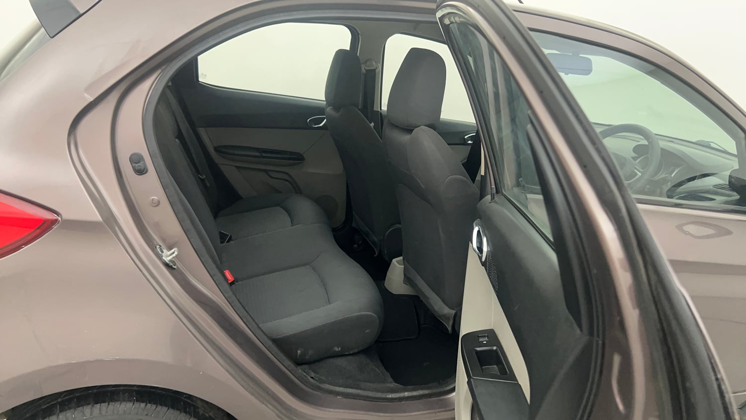 Used 2017 Tata Tiago Revotron XZA Petrol Automatic interior RIGHT SIDE REAR DOOR CABIN VIEW