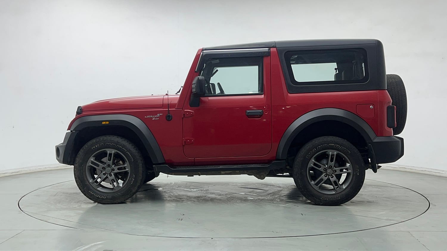 Used 2024 Mahindra Thar LX Hard Top Petrol AT RWD Petrol Automatic exterior LEFT SIDE VIEW