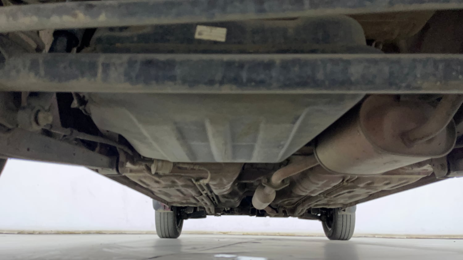 Used 2018 Maruti Suzuki Alto K10 VXi (O) Petrol Manual extra REAR UNDERBODY VIEW (TAKEN FROM REAR)