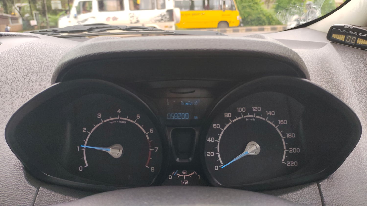 Used 2014 Ford EcoSport Trend 1.5 Ti-VCT Petrol Manual interior CLUSTERMETER VIEW