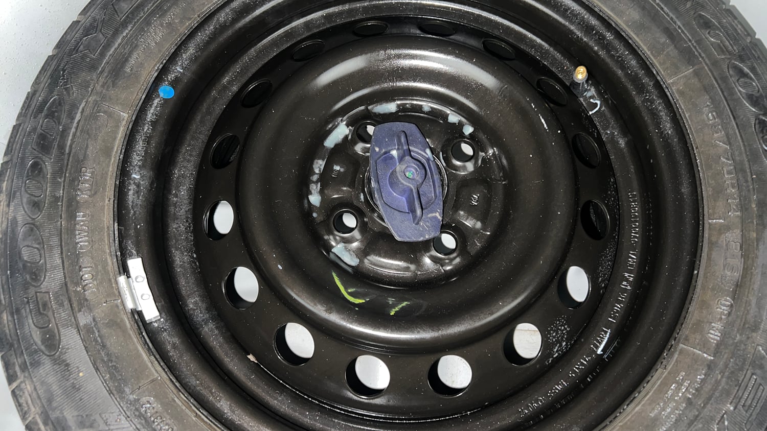Used 2024 Maruti Suzuki Wagon R ZXI Plus 1.2 Petrol Manual tyres SPARE TYRE VIEW