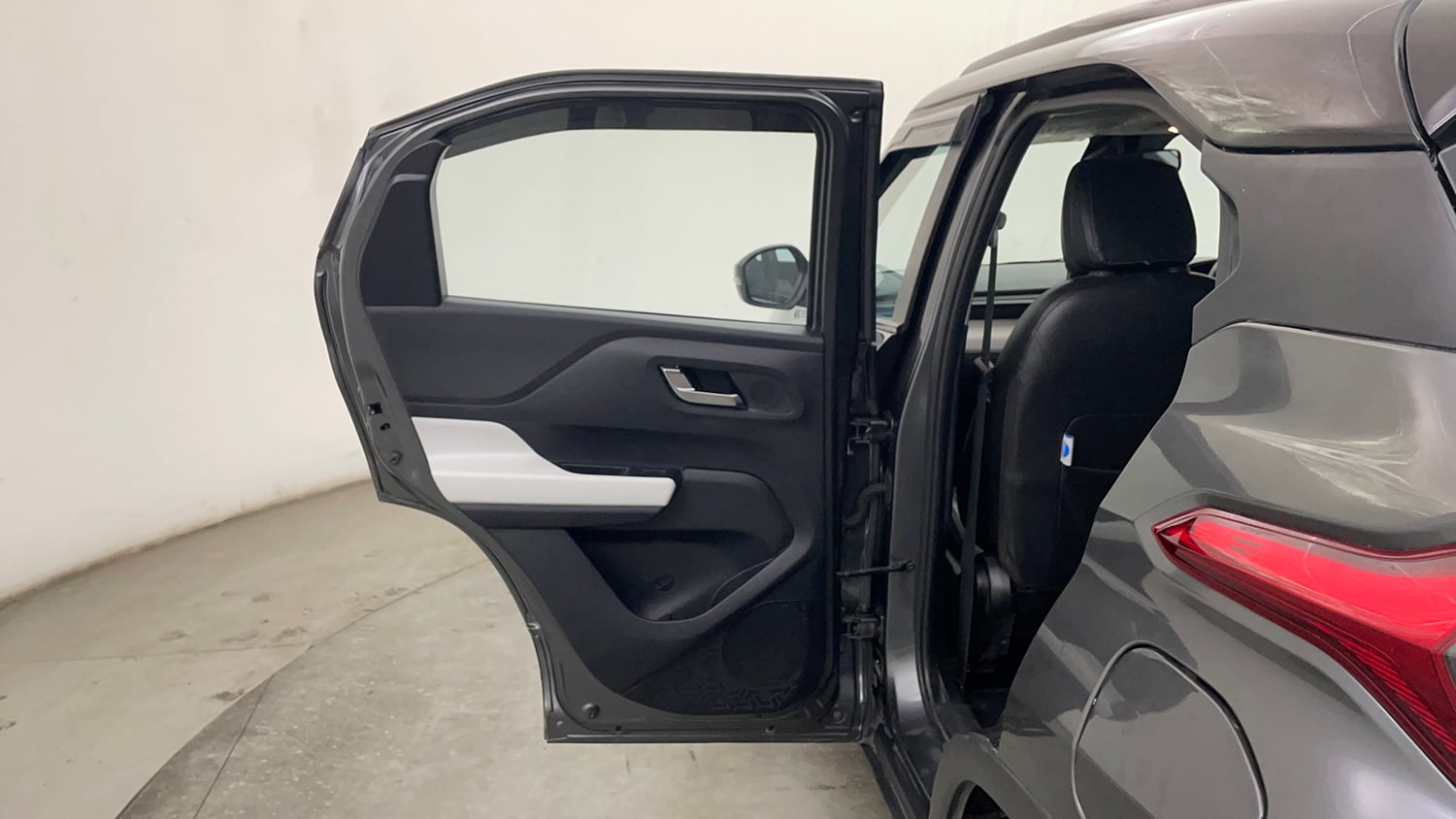 Used 2022 Tata Punch Creative Dual Tone Petrol Manual interior LEFT REAR DOOR OPEN VIEW