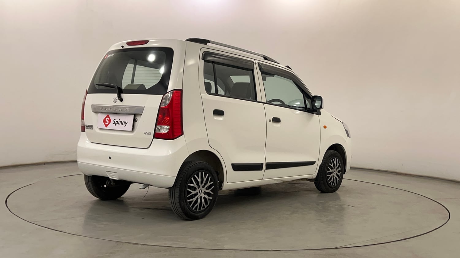 Used 2017 Maruti Suzuki Wagon R Vxi (ABS-Airbag) Petrol Manual exterior RIGHT REAR CORNER VIEW