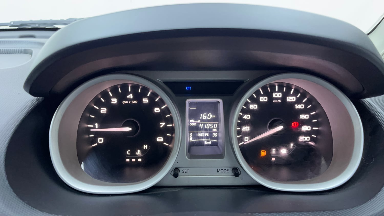 Used 2016 Tata Tiago Revotron XZ Petrol Manual interior CLUSTERMETER VIEW