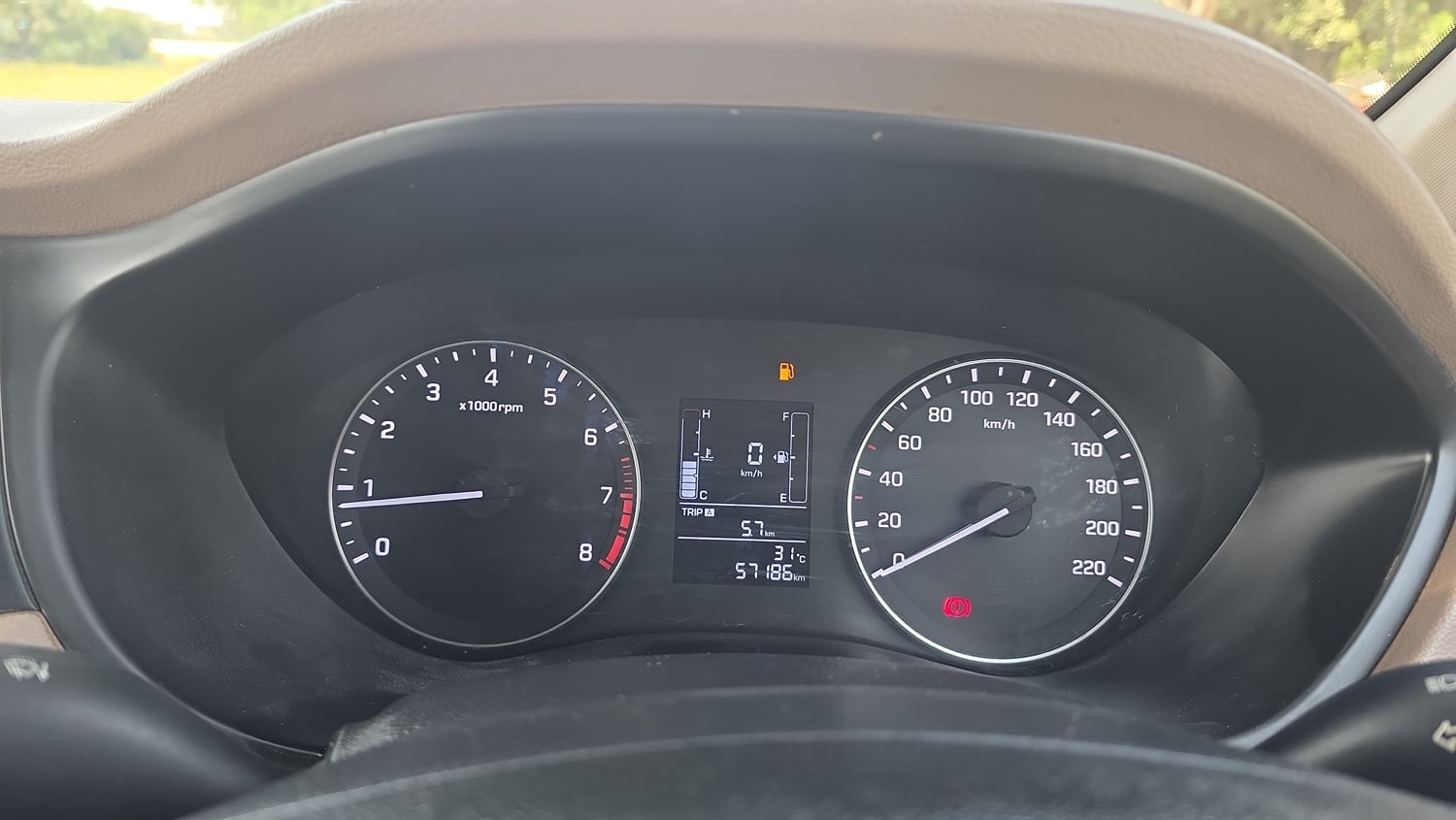 Used 2017 Hyundai Elite i20 Sportz 1.2 Petrol Manual interior CLUSTERMETER VIEW