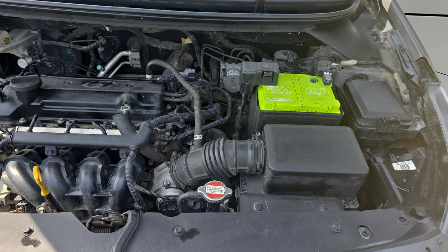Used 2017 Hyundai Elite i20 Sportz 1.2 Petrol Manual engine ENGINE LEFT SIDE VIEW