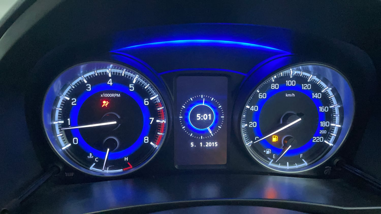 Used 2020 Maruti Suzuki Baleno Zeta Petrol Manual interior CLUSTERMETER VIEW