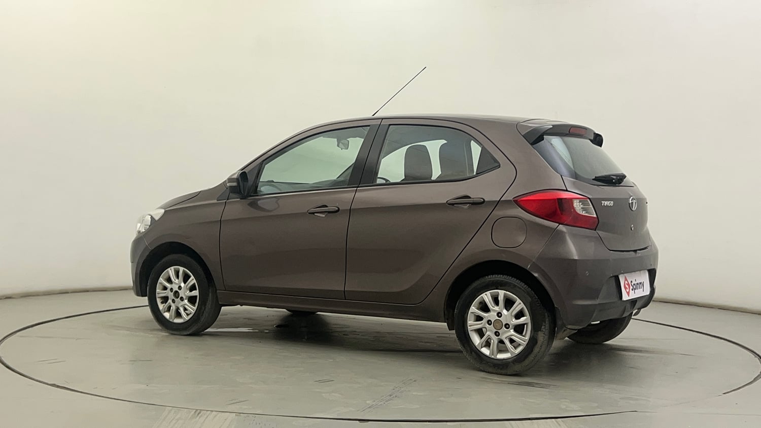 Used 2017 Tata Tiago Revotron XZA Petrol Automatic exterior LEFT REAR CORNER VIEW