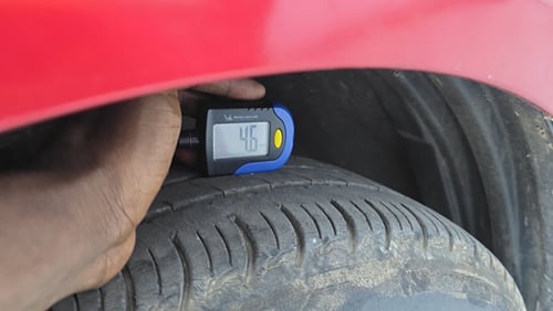 Used 2021 Tata Altroz XZ Petrol Petrol Manual tyres LEFT FRONT TYRE TREAD VIEW