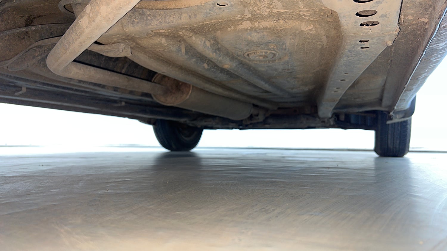 Used 2021 Maruti Suzuki Wagon R ZXi 1.2 AMT Petrol Automatic extra REAR RIGHT UNDERBODY VIEW